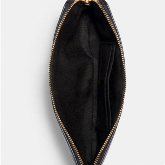 Coach Large Corner Zip Wristlet Signature Canvas - Picture 7 of 9